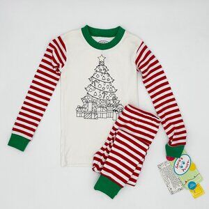 NWT Sara’s Prints ColorMe® Pajama Set — Christmas Tree, Size 4